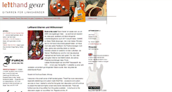 Desktop Screenshot of lefthandgear.de